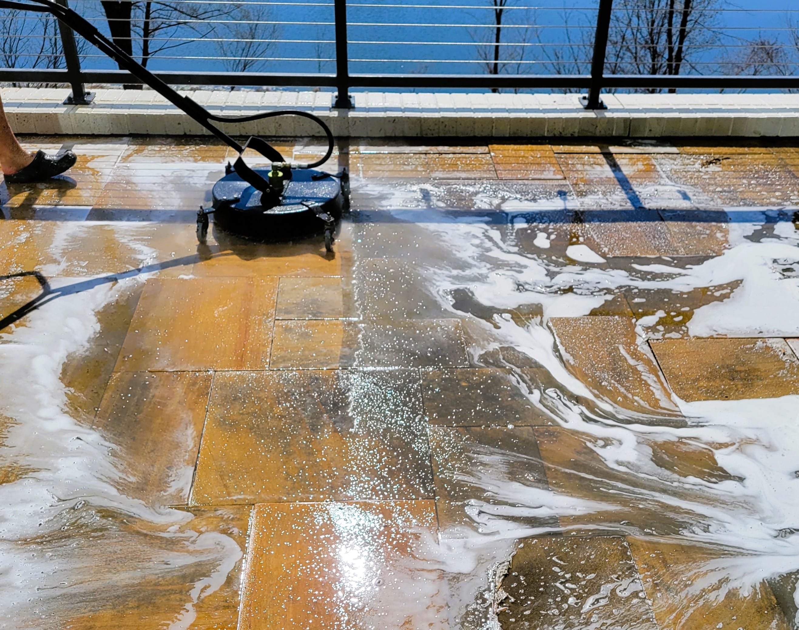 natrual stone cleaning for commercial buildings in elkridge md